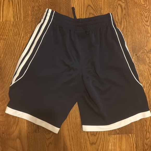 Adidas Blue Athletic Shorts Great Condition - Picture 2 of 2
